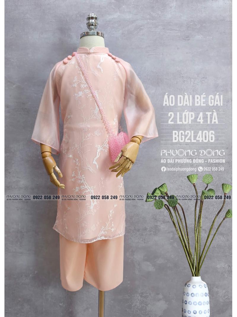 Áo Dài Cách Tân Bé Gái BG2L406